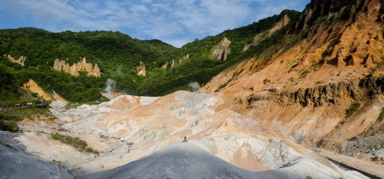 Relaxing in the hot spring valley