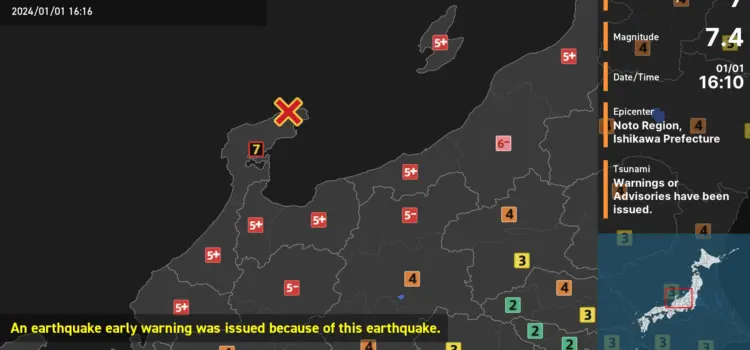 An Earthquake on New Year’s Day